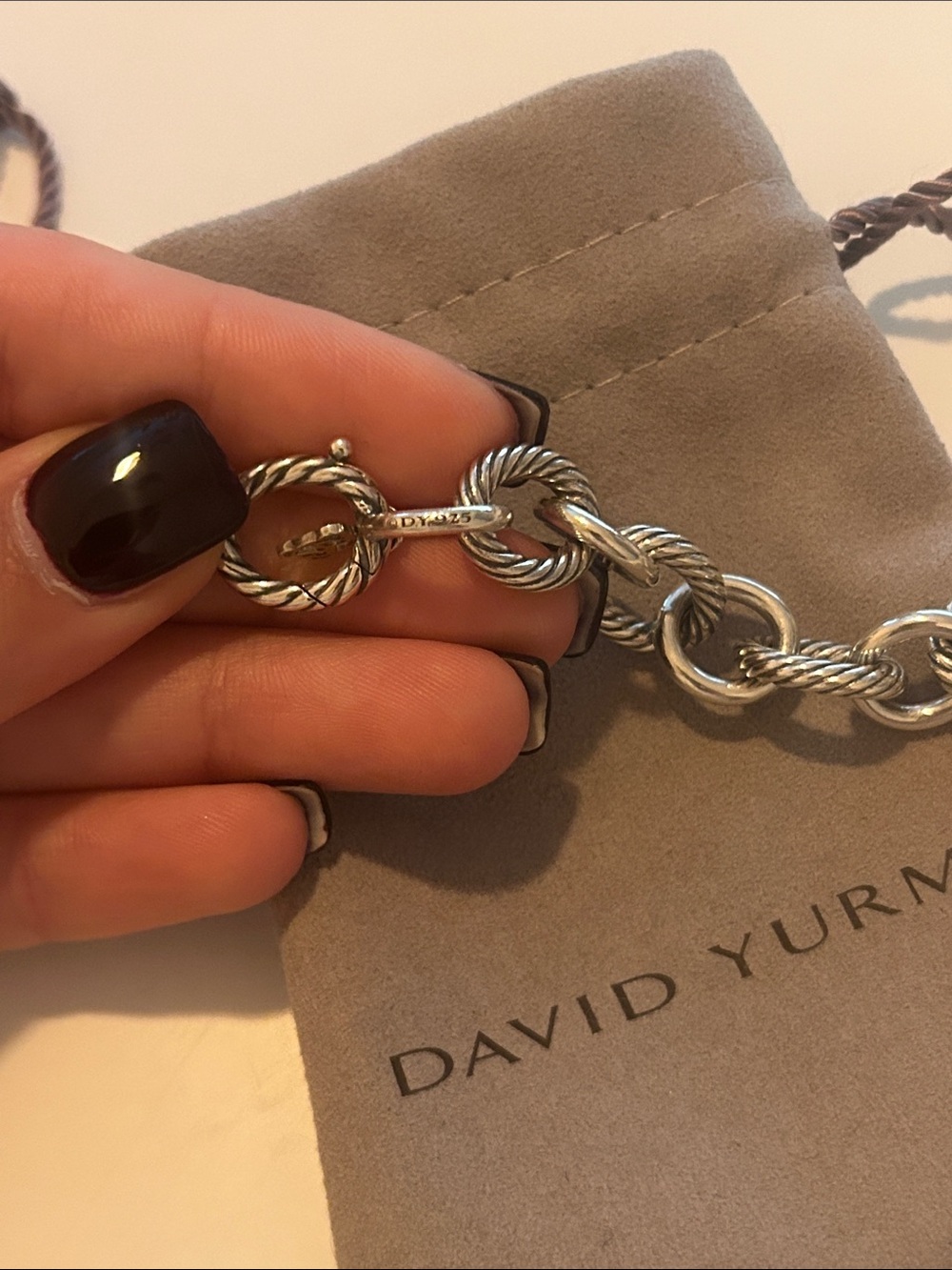 Authentic David Yurman Oval Link Chain Bracelet - Picture 2 of 4